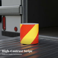 Fade-Resistant Reflective Safety Tape Weatherproof Honeycomb Reflective Tape Waterproof for Drivers, Cyclists, Trailers, Bicycles, Nighttime