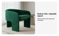 Nordic design Curved spine Armchair Modern Minimalist Single Sofa Light Luxury Lounge Chair Comfortable spinerest for Interior Designers, Business Owners, Living Room, Hotel Lobby, Reception Area, perusing corner