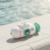 Handheld Toy Undersea Vessel with Pull Handle Compact Undersea Vessel Bath Toy Safe Water Squirter BPABPA-Safe for Toddlers