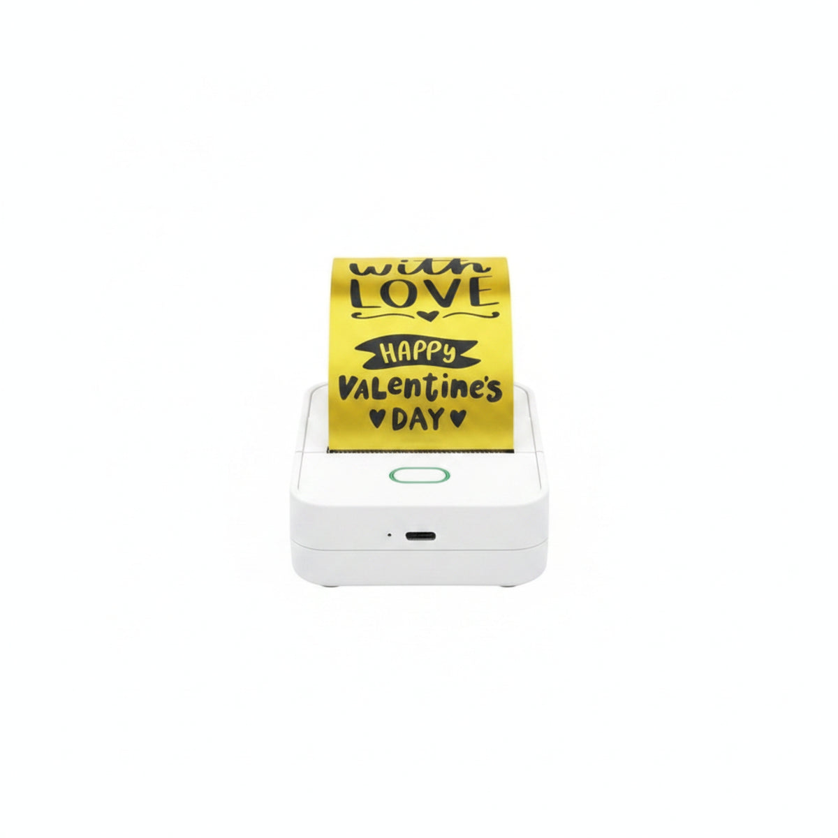 Compact Thermal Printer with Bluetooth Wireless Mini Label Printer Lightweight Label Maker with Bluetooth Smart App for Students, School
