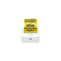 Compact Thermal Printer with Bluetooth Wireless Mini Label Printer Lightweight Label Maker with Bluetooth Smart App for Students, School