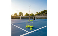 Stainless Steel Tennis Ball Roller No Bending Over Rolling Tennis Ball Picker With Wheels for Pickleball Players