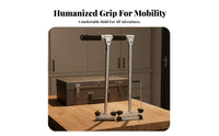 Aluminum Alloy Hand Control Device Adjustable Frame Car Hand Controls Padded Grip Disabled Driver Control Mounting Points