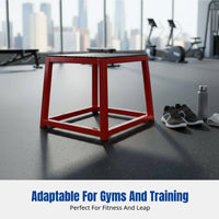 Multi-Functional Plyometric Jump Box, Gym Training Equipment, Adjustable Step Platform, Progressive Height Mat