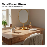 compliindividualstarystanding Makeup Mirror Stylish Design Vanity reachory small-sized for Bedroom