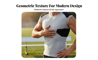 Anti-Collision Training Top 4-Pad Design Padded Football Compression Shirt Padded Football Shirt for Men, Athletes, Rugby, Workouts