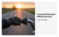 Wear-Resistant Motorcycle Grip Tape Easy to Install Anti-Slip Handlebar Wrap Shock-Absorbing for Cyclists, Motorcycling, Long Rides, Workout