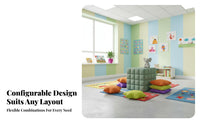 Multi-Purpose Backless paddinged Bench Modern Design 3-Seat Upholstered Bench Comfortable padding Public Seating Minimalist design for Visitors, Business Owners, Waiting Room, Reception Area, Lobby, Entryway