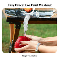 Portable Water Tank with Spigot Food-Grade Material Portable Water Tank Leakproof Outdoor Equipment for Campers, Drivers, Home, Car Travel, Road Trips