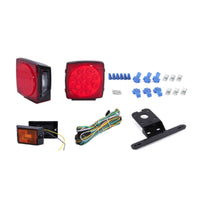 Square LED Multi-Function Trailer Set Easy to Install Vehicle Lighting for Boat