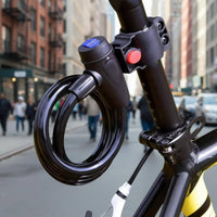 Keyless Locking Anti-Theft Bike Lock for Cyclists, Commuters