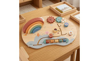 Hands-on Hands-on Learning Busy Board Flat Wooden Busy Board