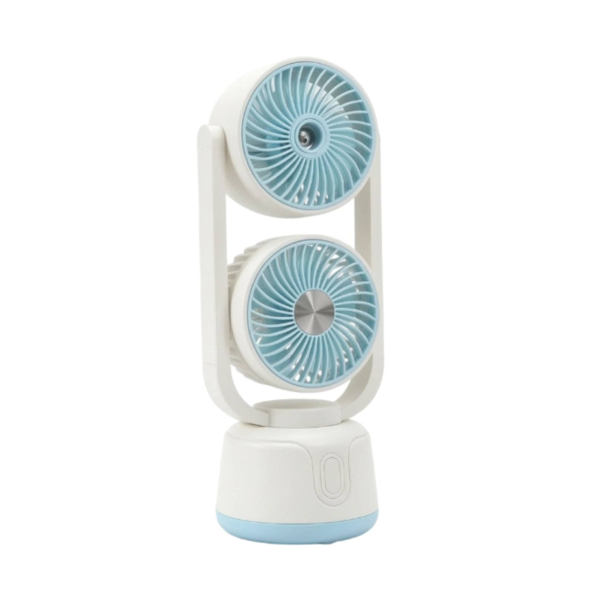 Mist twinHead Desktop Fan Portable twinHead Desk Fan Compact Cordless for Office, Study Corner