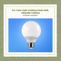 E27 LED Bulb, 3 Colors, Bright