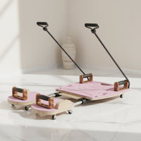 Pilates Reformer Board Adjustable Resistance Pilates Sliding Board Foldable Design Core Exercise Slider for Gym