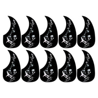 10 Pieces 41 Inch Acoustic Guitar Pickguard Thin Pick Guard Scratch Plate Lightweight for Guitarists