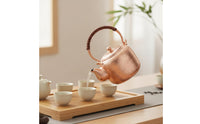 Copper Tea Kettle Heavy Gauge Copper Kettle Thick Stovetop Teapot for Tabletop