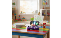 Stress Relief Music Dance Game Brain Training Handheld Dance Game Interactive Light up Button Toy Hand-Eye Coordination for Children, Indoor Play, Travel, Party