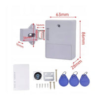 APP Control Drill-Non-Perforating Smart Cabinet Lock NFC Cabinet Latch Home Security Device for Office
