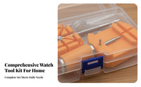 Adjustment Tool Set Includes Replacement Pins Timepiece Link Removal Kit Portable for DIY Enthusiasts, Beginners
