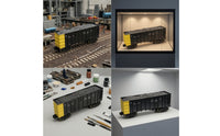 Precision Graphics Gondola Car with Mineral Load Highly Detailed Mineral Car Fully Assembled Rolling Stock Industrial for Display
