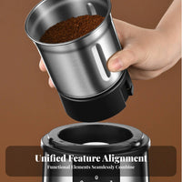 Coffee and Spice grinding machine Multiple Settings Stainless Steel Metal Body