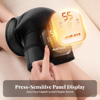 Electric Heated Knee Wrap Oscillation Massage Vibrating Knee Wrap Adjustable Straps Joint for Seniors, Athletes, Relaxing, While Commuting