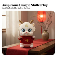 Year of the Wyvern Stuffed Creature Auspicious Gift Lunisolar New Year Wyvern Stuffed Ie Soft and Cuddly PP Cotton Filled
