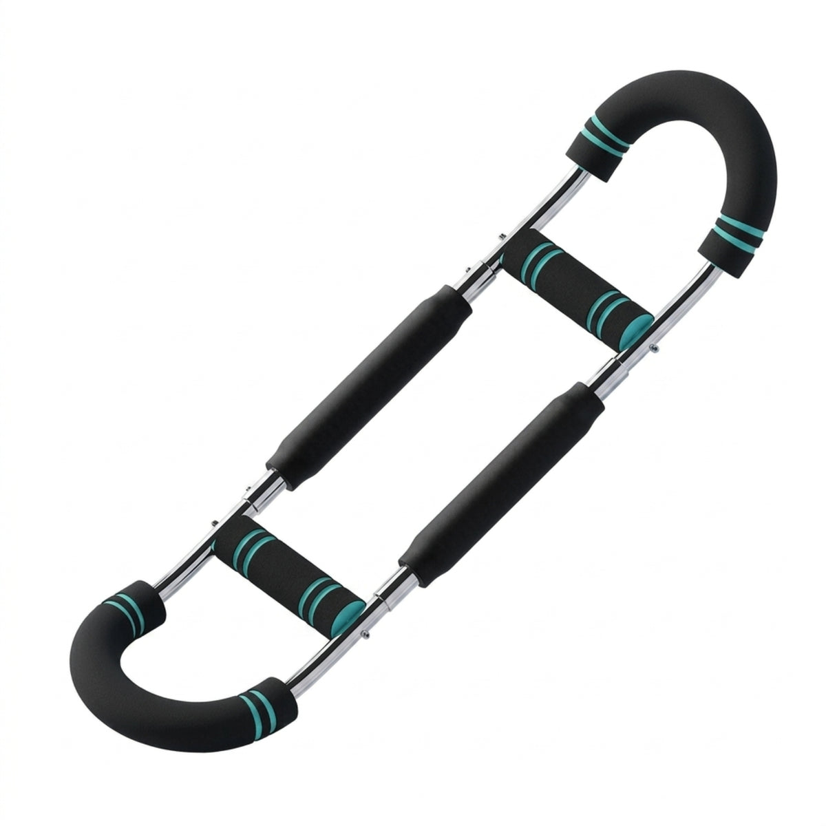 Arm Exerciser with Adjustable Resistance Heavy Duty Strength Bar Chest Expander for Home Gym