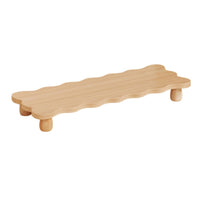 Shaped Monitor Stand Wooden Desk Riser Ergonomic Furniture for Students