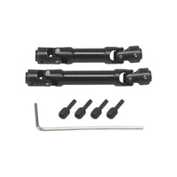 2 Pieces Black Finish Steel Drive Shaft Long-Lasting RC Drive Shaft for Model Car Builders