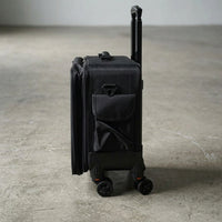 Rolling Makeup Case with Illuminated Mirror Professional Cosmetic Trolley with Illuminated Mirror Portable Rolling Makeup Case for Beauticians