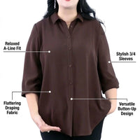 Top Modal Shirt for Women with Sleeveless A-Shaped Design, Soft Breathable Blouse for Casual Wear, Plus Size Tunic for Leggings