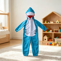 Shark Costume-Piece Costume Soft Hooded Jumpsuit for Kids, Little Ones