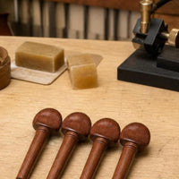 4 Pieces Rosewood Cello Pegs Wooden String Instrument Fittings Hardware for Cellists