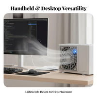 Portable Air Chiller Fan Mini Air Conditioner Fan Multi-Speed for Office, Bedroom