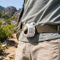 360-Degree Rotation Bladeless Clip Fan Three-Speed Bladeless Fan
