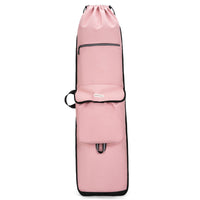 Longboard Backpack High Capacity Canvas Skateboard Bag Drawstring Closure Carving Skateboard Carrying Pack for Longboarders, Outdoor