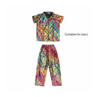 Disco Costume Set Lightweight 70s Pants Set Flexible Children's Clothing for Children and Girls