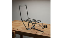 Damage-Effortless Installation Bike Front Cargo Rack Easy to Install Front Cargo Rack Sturdy Metal Cycling Gear Lightweight for Shopping, Commuting, Travel