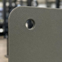 Textured High-Density PVC Mat Reinforced Eyelets Cushioned Exercise Mat Roll-up Training Pad Shock Absorbing