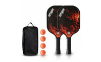 Long-Lasting Wood Construction Wooden Pickleball Paddles Non-Slip Grip Pickleball Paddle Kit Breathable Handle Sports Equipment Lightweight Design for Outdoor