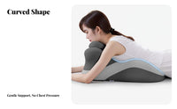 Multifunctional Face down Reading Pillow Breathable Material Face down Pillow Washable Cover for Lounging, Bed