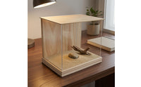 Acrylic Pet Breeding Enclosure Transparent Small Animal Breeding Box Open Interior Square Breeder Box