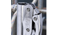 Riveted Construction 16 Mm Rope Grab Compact Self-Locking Rope Grab Silver Metal Safety Gear for High-Altitude Work