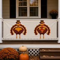 Thanksgiving Outdoor Decorative Banner Flag for Autumn Harvest Festival Party Decor