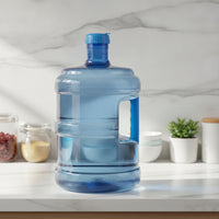Water Storage Bottle Food-Grade Water Jug with Handle Screw Cap BPA Container for Office