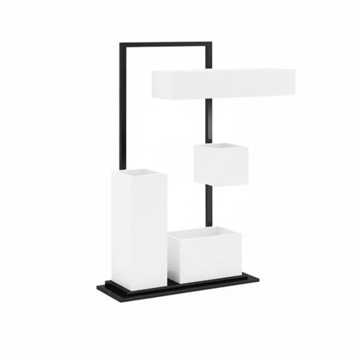 Anti-Rust Rectangular Trough Planter adaptable Design Rectangular Plant Pot weatherproof Resistant Space Divider Modern and aesthetic for property owners, Business Owners, Decorators, Restaurant, Garden, Indoor, Balcony