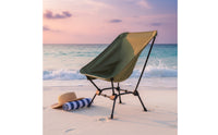 Carry Bag Folding Moon Chair Slanted Backrest Black Metal Folding Chair Low Seat Outdoor Furniture Portable