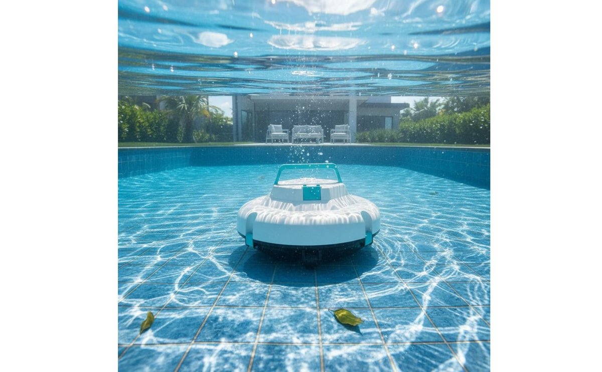 Smart Path Planning Robotic Pool Cleaner Powerful Suction Wireless Pool Robot